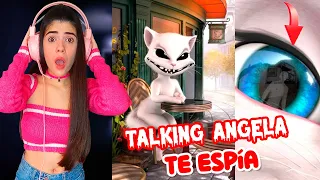 JAMÁS le digas ESTO a TALKING ANGELA a las 3 A.M ☠️😵  | Ani Cat😻