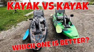 NEW Moken 10 PDL vs FeelFree Flash PDL- Battle of the 10' Pedal drive kayaks!