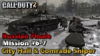 Call of Duty 2 Campaign: Russian Finale - Mission #6-7 - "City Hall" & "Comrade Sniper"