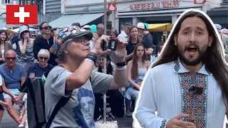 Реакція швейцарців на польсько-українську пісню «Гей, соколи» у виконанні колумбійців