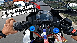 FIRST RIDE WITH MY R15M BS7😍|| R15M NE MACHA DIYA DHAMAL🔥💯 || THROTTLE VLOGS!