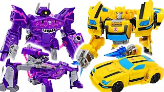 Transformers Cyberverse adventure Bumblebee VS Shockwave! | DuDuPopTOY