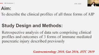 Comparison of Clinical Profiles, Treatment and Outcomes of Type 1 and Type 2 Autoimmune Pancreatitis