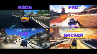 Asphalt 8 Noob vs Pro vs God vs Hacker! Part-1