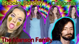 The Manson Family, creating CHAOS in California II True Crime and Makeup II Spooky Sundays