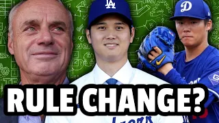 MLB Wants ANOTHER RULE CHANGE!? Big Shohei Ohtani News.. (MLB Debut)