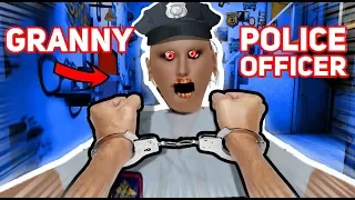 GRANNY BECOMES A POLICE OFFICER (To Arrest Us?) | Granny The Mobile Horror Game (Texture Mods)