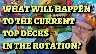 What Will Happen to the Current Best Meta Decks in the Sunken City Standard Rotation? (Hearthstone)