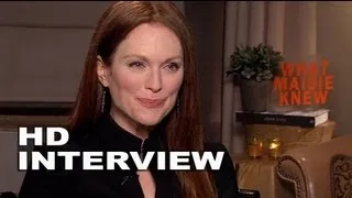 What Maisie Knew: Julianne Moore Official Interview | ScreenSlam