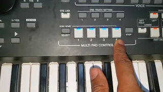 How to Use Multi Pad As Second Keys for rythm loop In any Yamaha Psr