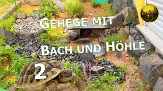 Schildkrötengehege: Fertigstellung und Einzug der Babyschildkröten! I Landschildkröten-Gehege Teil 2