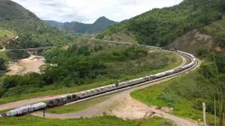 Trem da VALE - Cruzamento Lococarga com o Trem de Passageiros