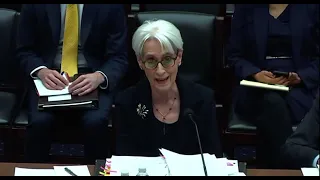Rep. McCaul Questions Deputy Secretary of State Wendy Sherman at Full Committee Hearing