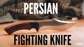 Knife Making - How to Make A Persian Fighter (Curved Blade)