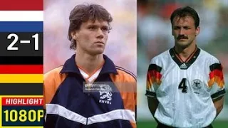 Netherlands 2-1 Germany (Gullit, Van Basten) ● Euro 1988 Semi Final Extended Goals & Highlights
