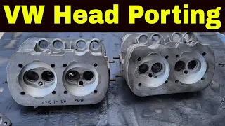 VW Air Cooled Head Porting - How I do it