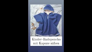 Kinder/Badeponcho nähen