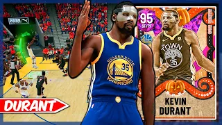 PINK DIAMOND KEVIN DURANT GAMEPLAY! THE MOST EXPENSIVE CARD IN NBA 2k22 MyTEAM