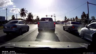 Mazda Idiot Drifts a U-turn