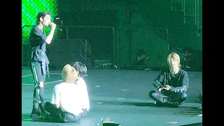 Stray Kids Seattle D1 Intermission with screaming, and Felix and Han Solos
