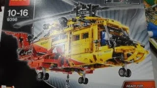 OVERVIEW OF LEGO TECHNIC RESCUE HELICOPTER TOY GIANT SET 9396