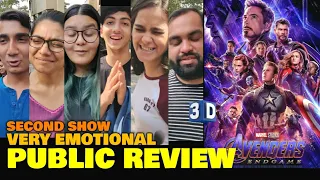 Avengers Endgame SECOND SHOW Public Review | Avengers Endgame Emotional Public Review