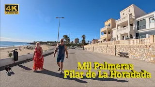 Mil Palmeras, Pilar de La Horadada, Alicante, Spain⎮Friday Morning Walking Tour⎮October 2023 [4K]