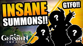 You won't Believe this!! **INSANE SUMMONS** - Genshin Impact