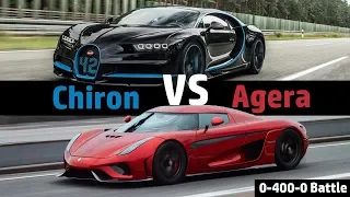 2018 Koenigsegg Agera RS VS 2018 Bugatti Chiron HD - World’s Fastest Cars Go Head to Head