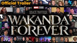 Black Panther: Wakanda Forever - Official Trailer || REACTION MASHUP || Marvel Studios’