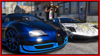 GTA 5 Roleplay - stealing $5M Bugatti at car meet | RedlineRP