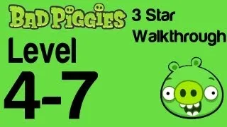 Bad Piggies - Level 4-7 3 Star Walkthrough Flight in the Night | WikiGameGuides