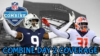 NFL Scouting Combine Day 2 || Defensive Backs Bear Report CBs Safeties