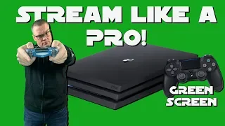 How to use a greenscreen on ps4 2019