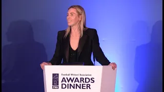 Carly Telford pays tribute to Emma Hayes at FWA gala dinner