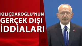 Kılıçdaroğlu'nun gerçek dışı iddiaları ve gerçekler! / A Haber | A Haber