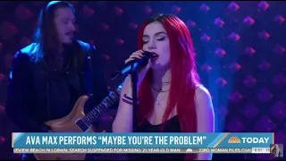 Ava Max 'Maybe You're The Problem' Live (Today Show)