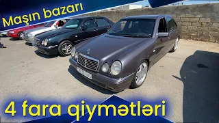 Sumqayıt maşın bazarı bugün 4 fara W210 mercedes qiymətləri