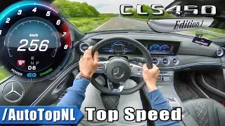 Mercedes Benz CLS 450 4Matic TOP SPEED on AUTOBAHN POV by AutoTopNL