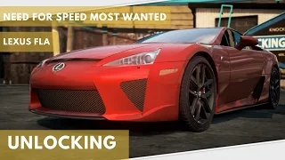 Need For Speed Most Wanted - Unlock Lexus FLA With Mercedes Benz SL 65 AMG