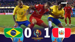 Brasil 0 x 1 Peru ● 2016 Copa América Extended Goals & Highlights HD