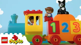 Number Train | 1 HOUR of LEGO DUPLO SONGS | Nursery Rhymes  | Kids Songs | Cartoon for Kids