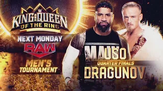 WWE RAW - Jey Uso Vs Ilja Dragunov (King of the Ring Tournament Match)