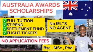Fully Funded Australia Awards Scholarship for International Students || Study in Australia 2024