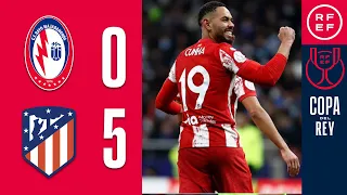 RESUMEN | CF Rayo Majadahonda 0-5 Club Atlético de Madrid | Copa del Rey | Dieciseisavos de final