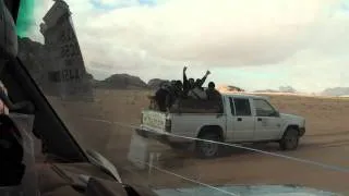 dune bashing in Wadi Rum