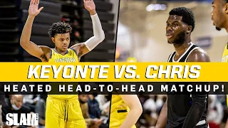 Keyonte George and Chris Livingston go to head-to-head in a HEATED matchup!