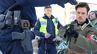 POLISEN AVBRYTER VÅR NAZIST INSPELNING