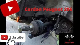 🚗🚗[Peugeot 206 s16 ] TUTO Remontage cardan 206# Peugeot 206 #🚗🚗