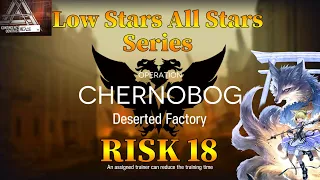 Arknights CC#2 Deserted Factory Risk 18 Guide Low Stars All Stars with Suzuran